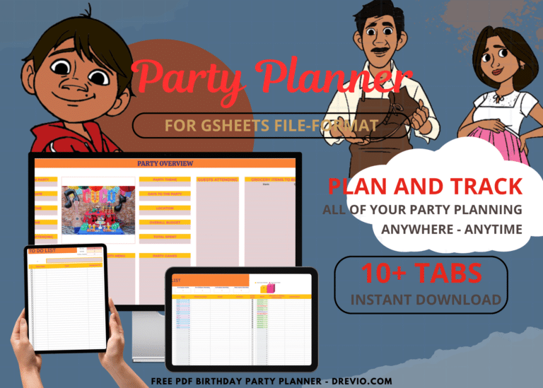 Disney Coco Birthday Party Planner