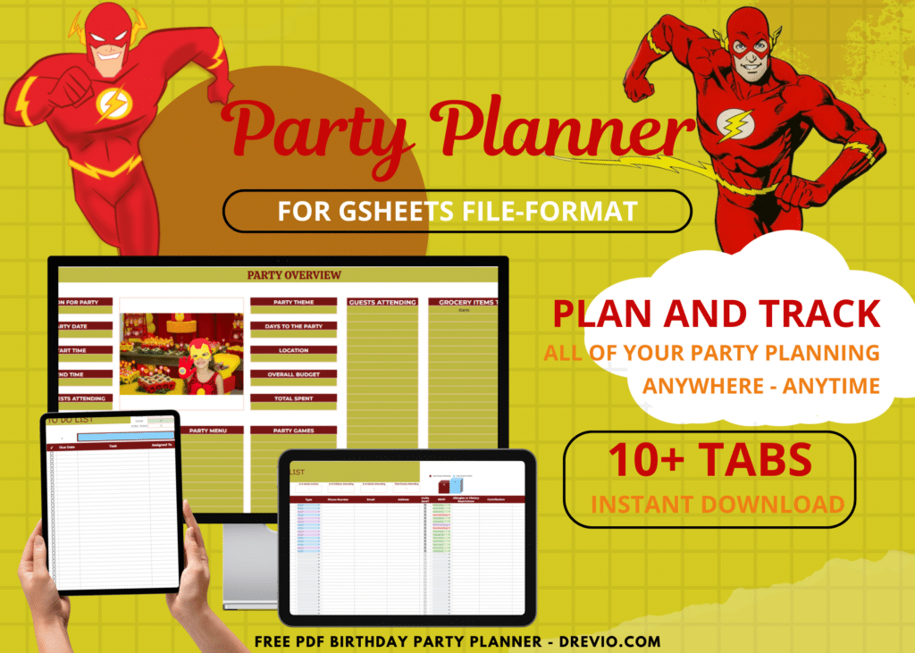 Flash Birthday Party Planner