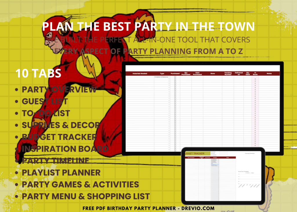 Flash Birthday Party Planner