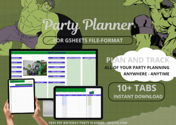 Hulk Birthday Party Planner