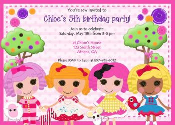 Lalaloopsy Birthday Invitations (Credit: pinterest)