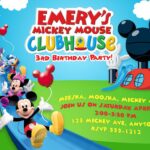 How to Make Cute & Easy Mickey Mouse Birthday Invitations