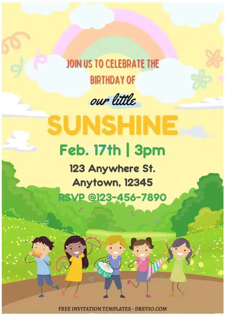 Playground Free Birthday Invitations Free