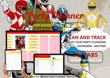 Power Rangers Birthday Party Planner