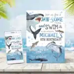 Make Splash with Shark Birthday Invitations