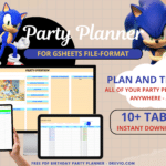 Sonic Birthday Party Planner