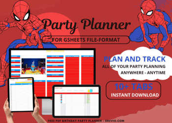 Spiderman Birthday Party Planner (1)
