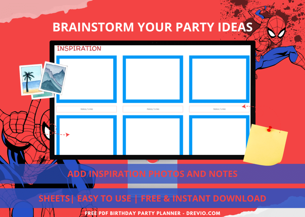 Spiderman Birthday Party Planner (1)