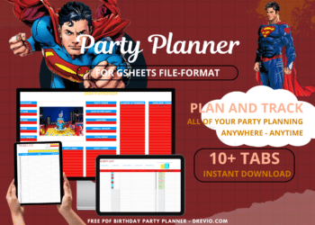 Superman Birthday Party Planner (3)