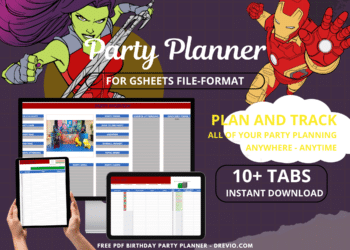 The Avengers Birthday Party Planner
