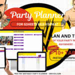 WWE Birthday Party Planner
