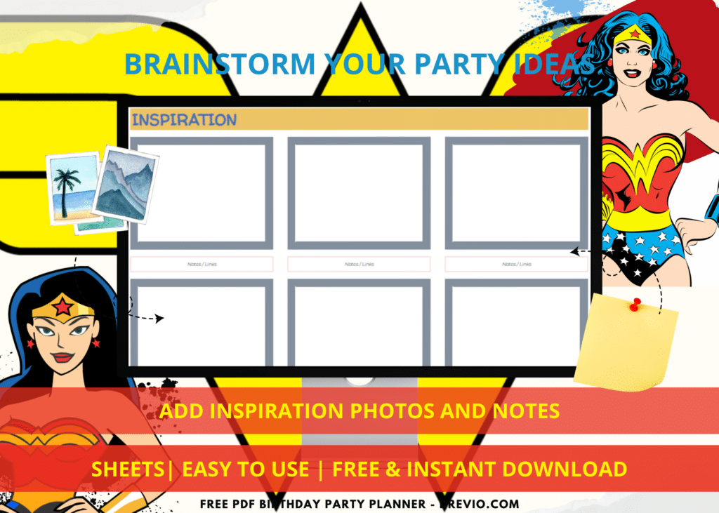 Wonder Woman Birthday Party Planner