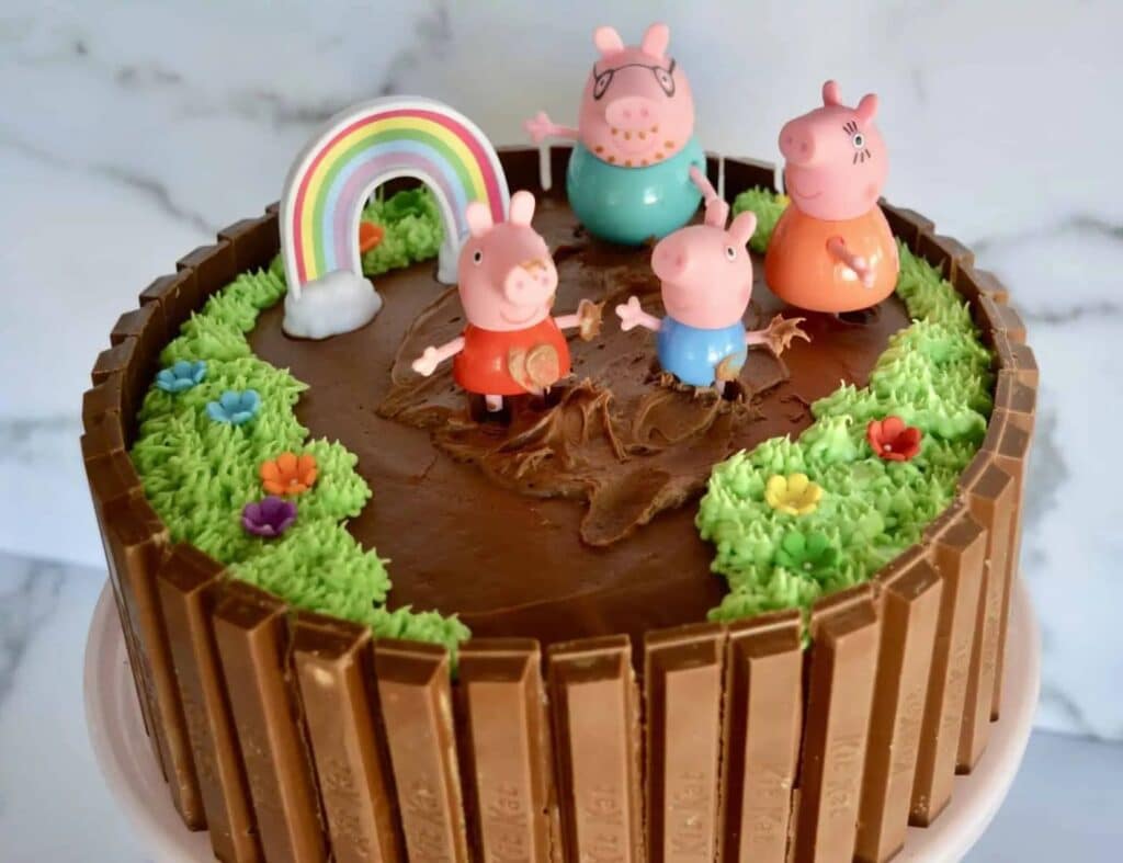 Peppa Pig Muddy puddle Birthday Cake