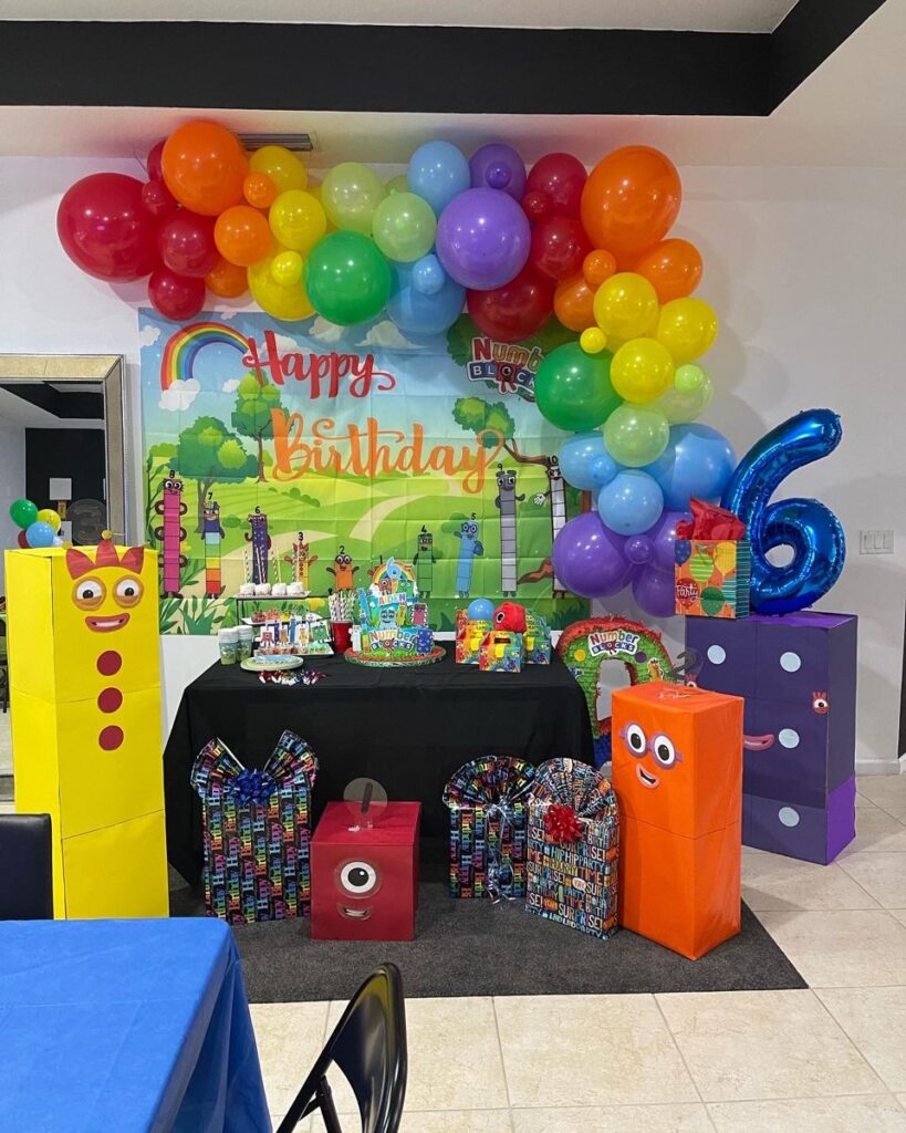 Magical Rainbow Numberblocks DIY Cardboard Numberblocks