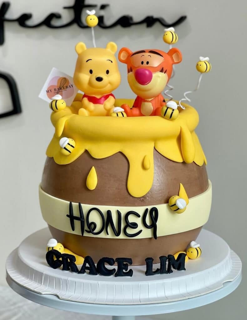 Winnie The Pooh Honey Pot Cake
