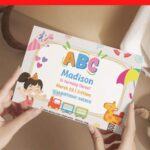(Free PDF Invitation) ABC Kids Birthday Invitations (Updated Canva Template)