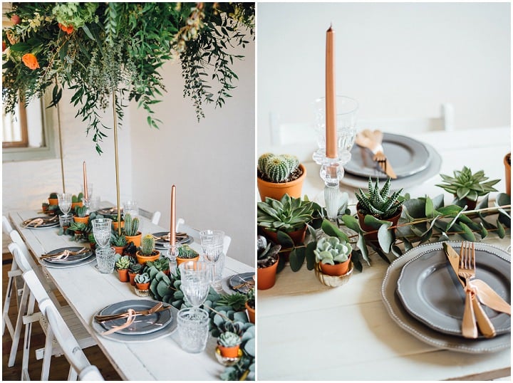 Suspended Floral Arrangement