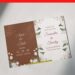 Watercolor Floral Wedding Invitations