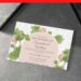 Watercolor Lotus Floral Wedding Invitations