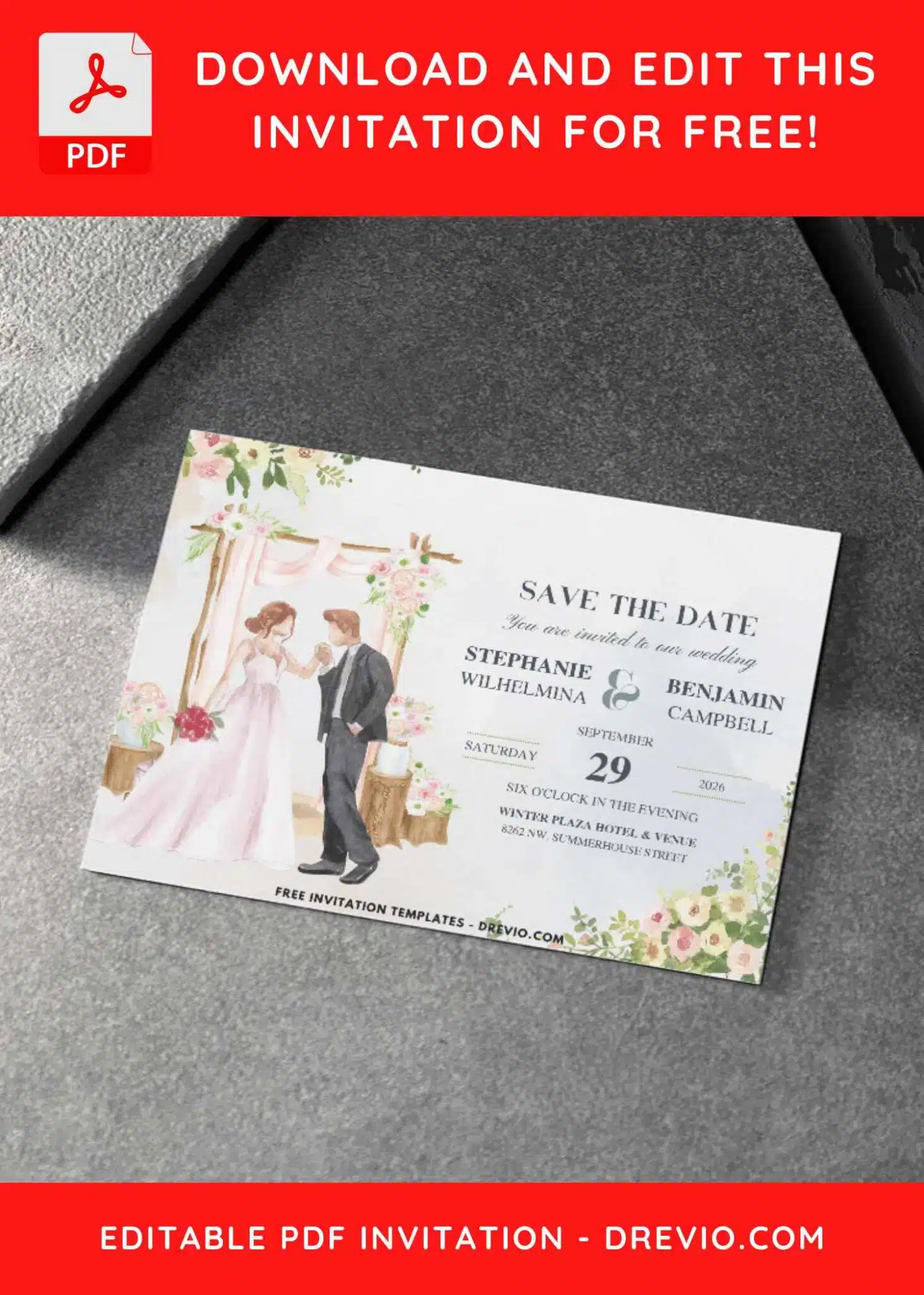 Get Free 2025 Wedding Invitations Templates