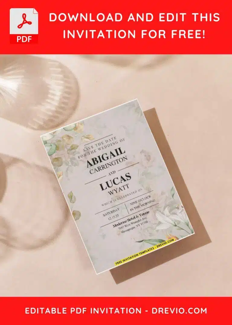 How You Can Get Our Garden Wedding Invitations for Free