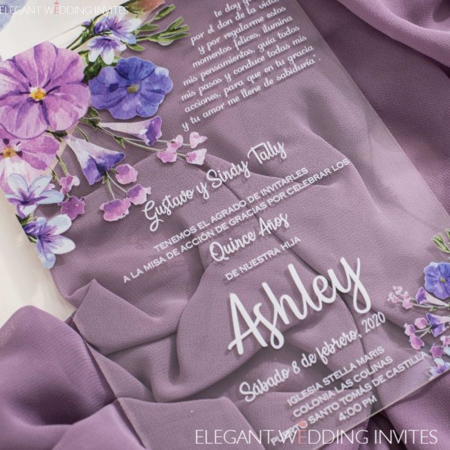 Lavender for Your Wedding Invitations