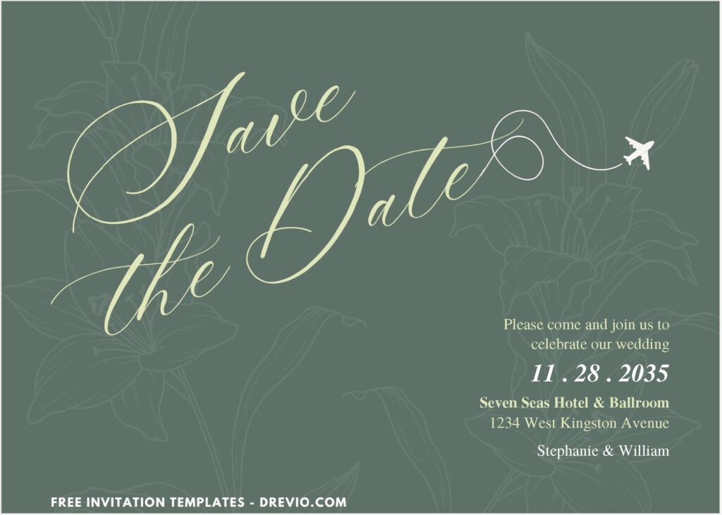 Lily Wedding Invitations 