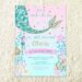 Mermaid Birthday Invitations (Credit: pinterest)