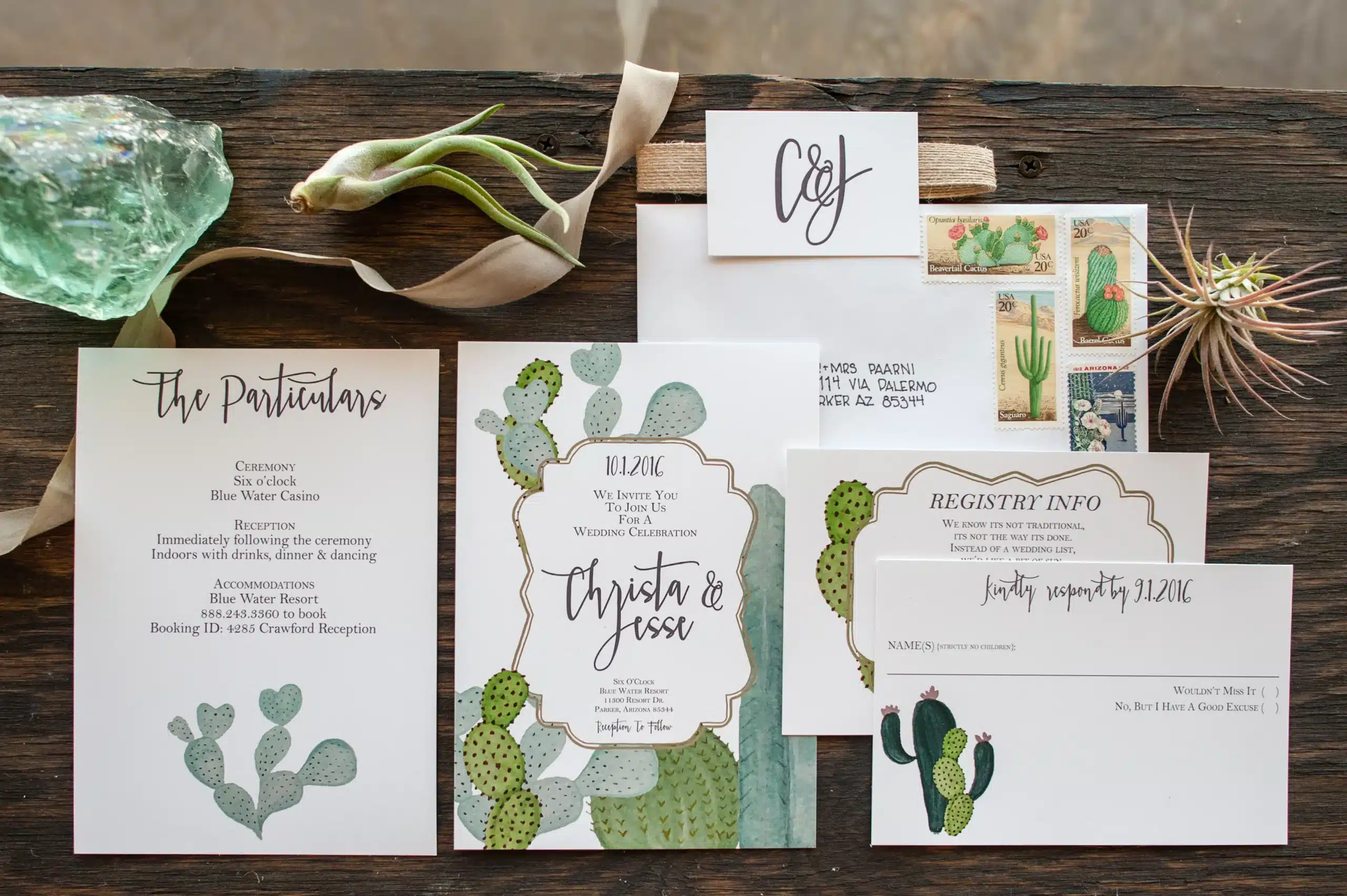 Paper for Cactus Wedding Invitations scaled