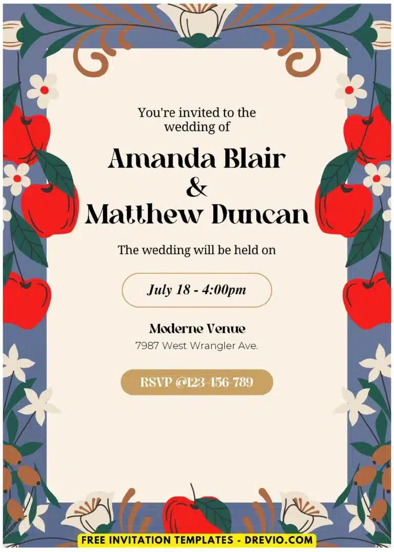 Personalize Wedding Invitations with Hand Drawn Designs