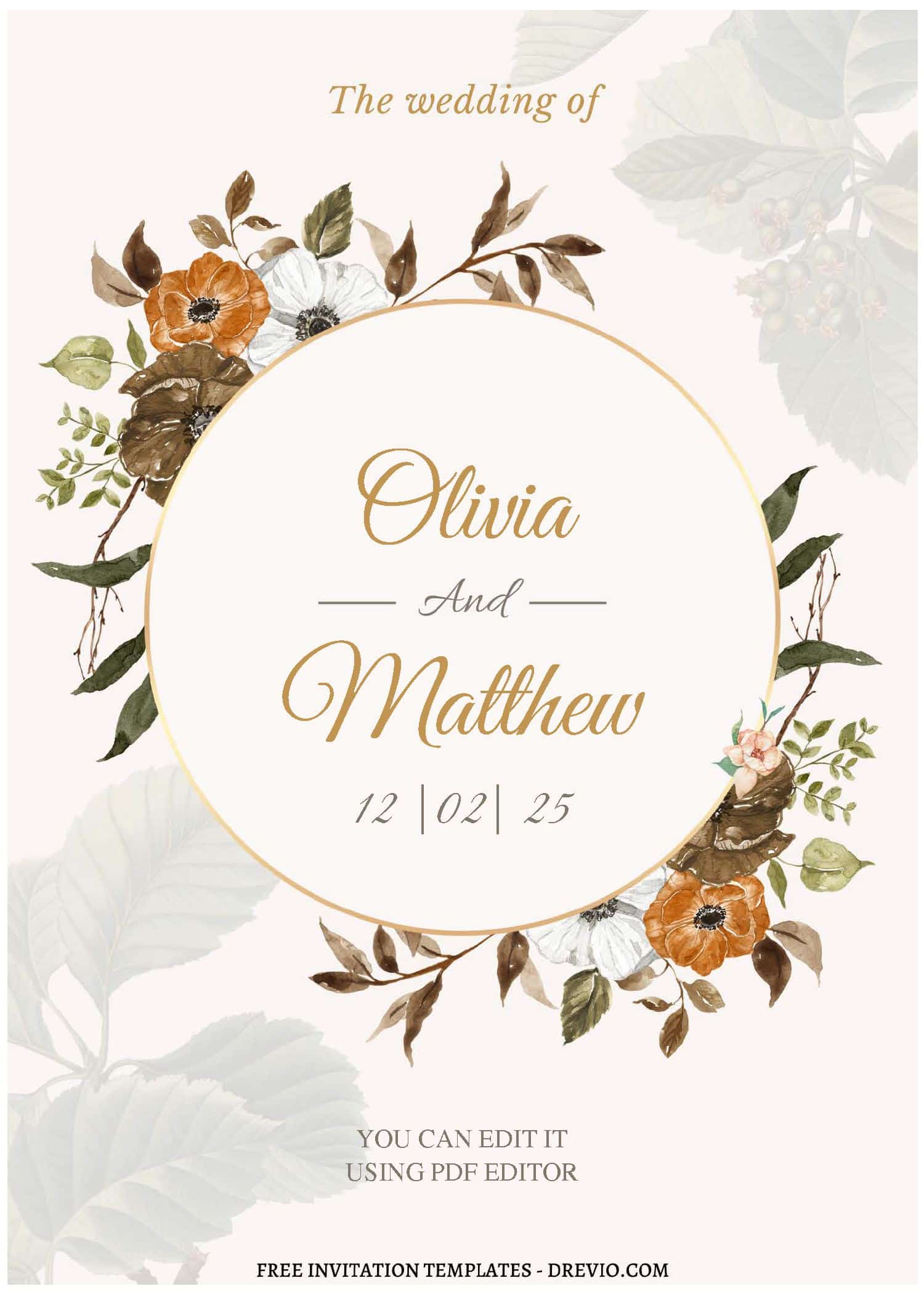 Personalizing Floral Bridal Shower Invitations