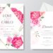 Rose Wedding Invitations (Credit: freepik)