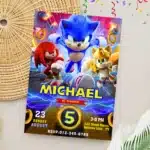 Create Speedy Sonic Birthday Invitations