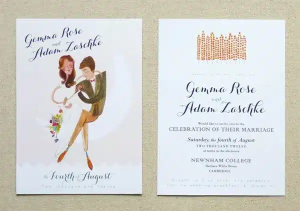 Types of Illustrations Work Best for Hand Drawn Wedding Invitations