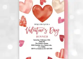 Valentine Party Invitations (Credit: etsy)