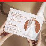 (Free PDF Invitation) Love Couple Floral Wedding Invitations