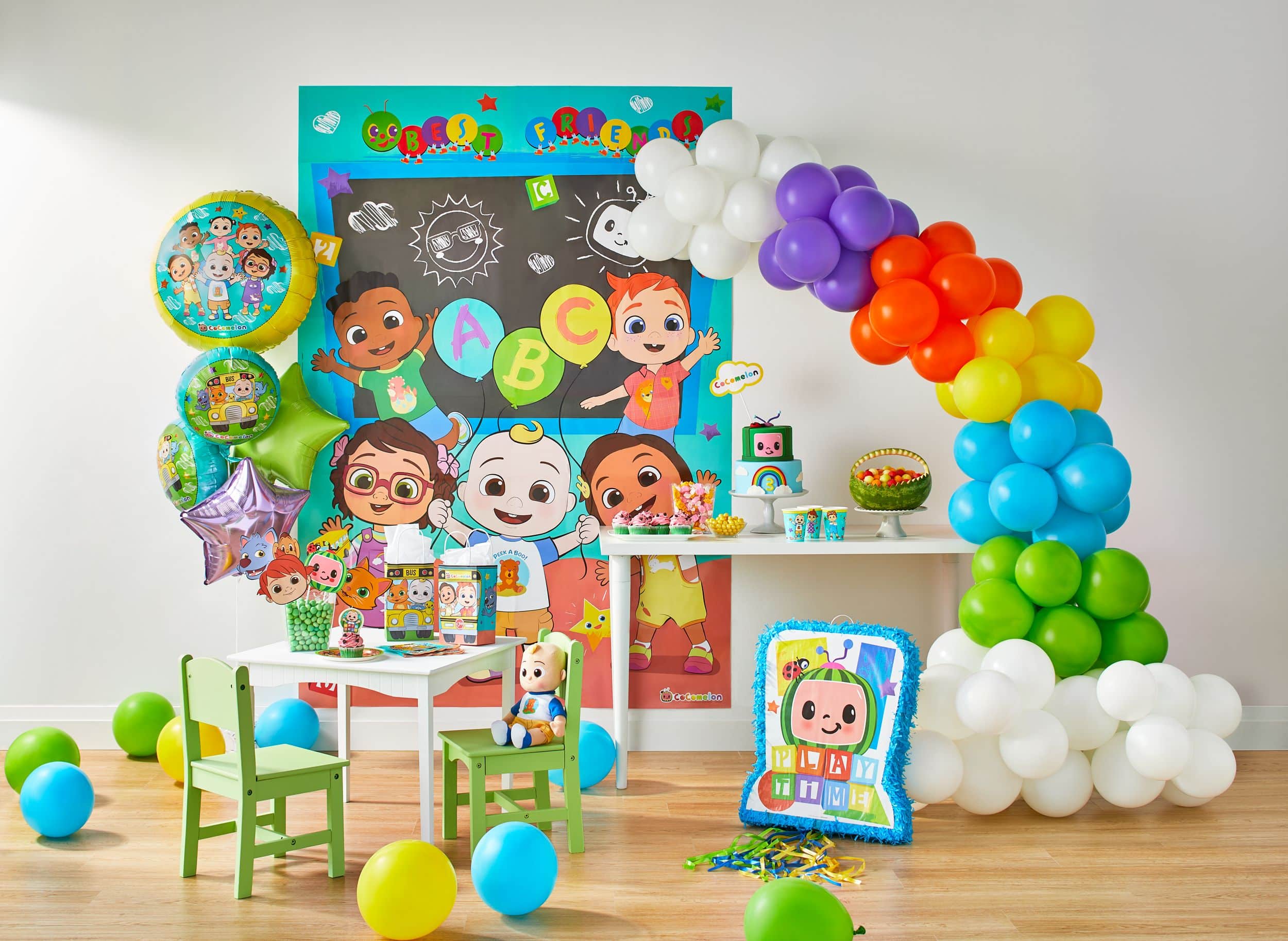 Cocomelon Birthday Party decor