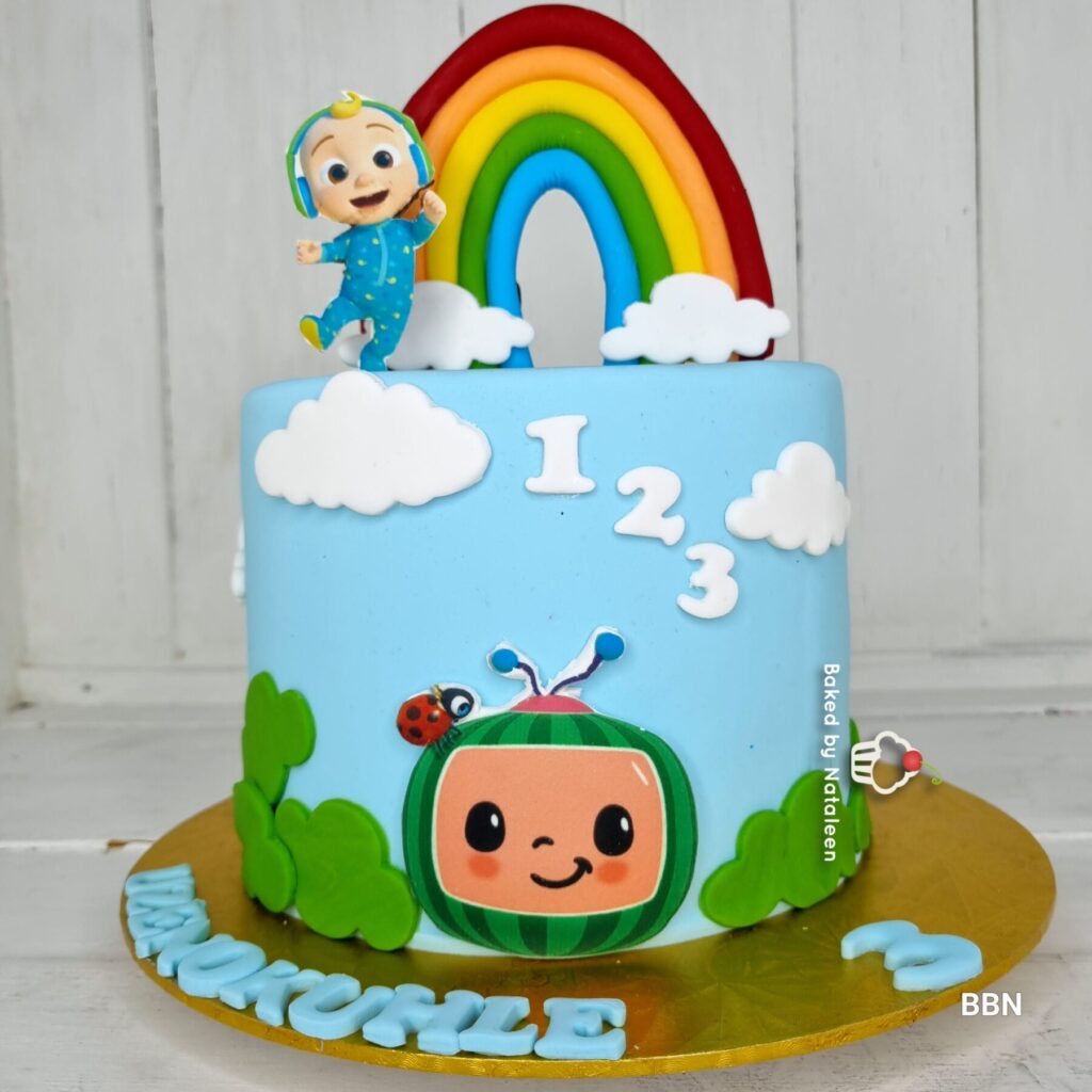 Cocomelon Sky Birthday Cake