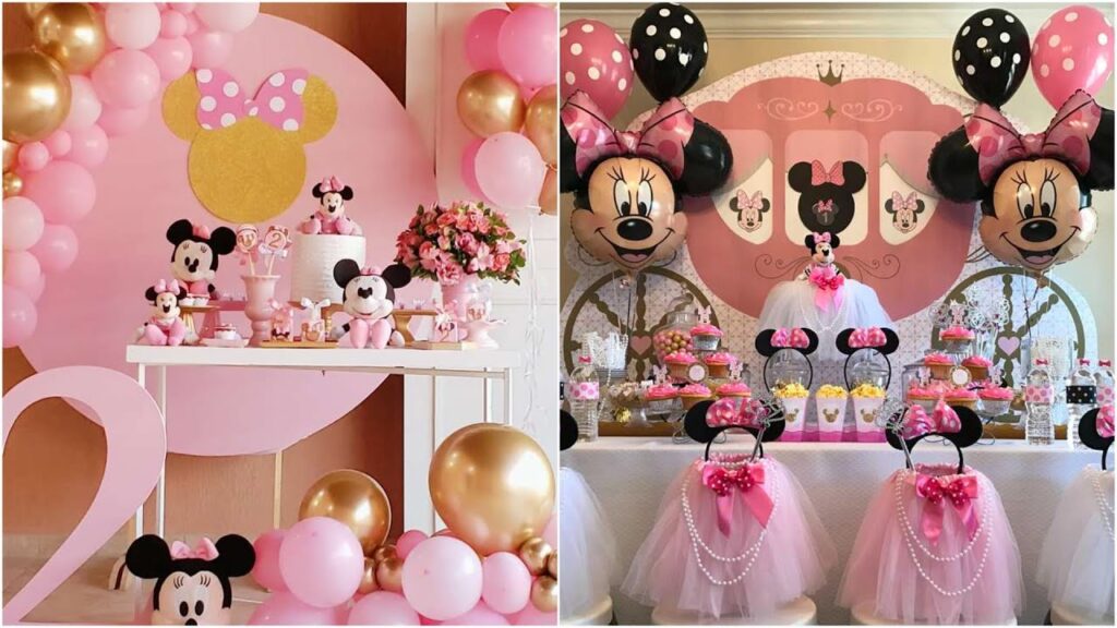 Cute Blank white and pink balloon decor