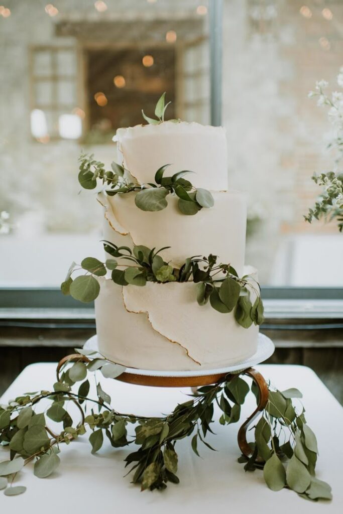 Eucalyptus cake decoration