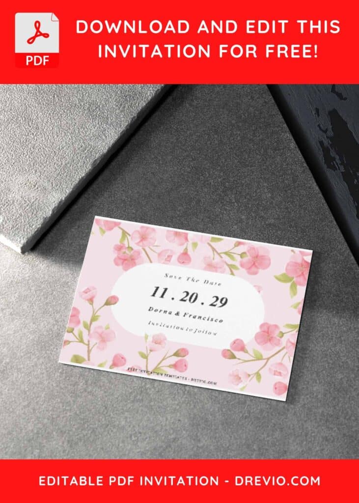 Stunning Dreamy Floral Garden Wedding Invitations
