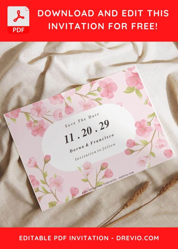 Dreamy Floral Garden Wedding Invitations