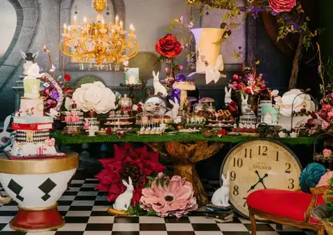 Canva Invitations & Planner Templates for Alice in Wonderland Party
