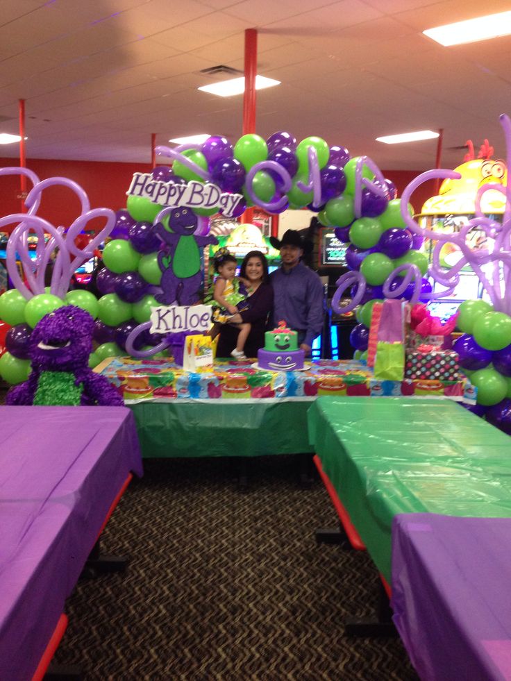 Barney Birthday Party Planner