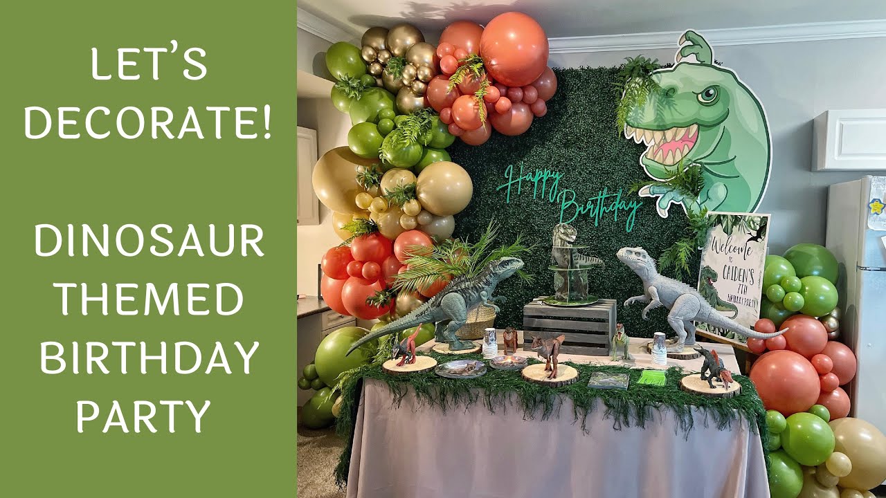 Budget Friendly Dino Party Decoration Ideas