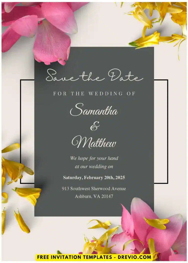 Budget Friendly Wedding Party Invitations