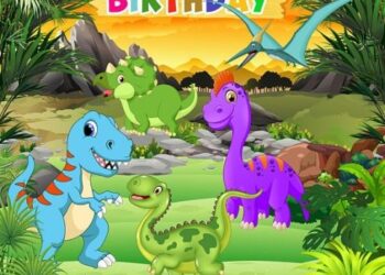 Cartoon Dino Party (Credit: pinterest)