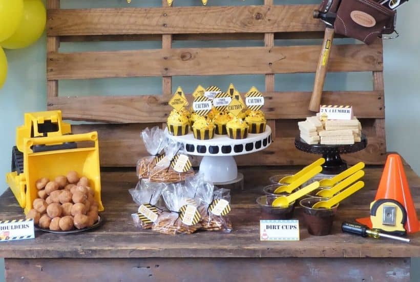 Construction Birthday Party Planner