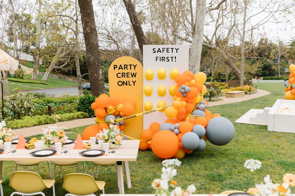 Construction Birthday Party Planner
