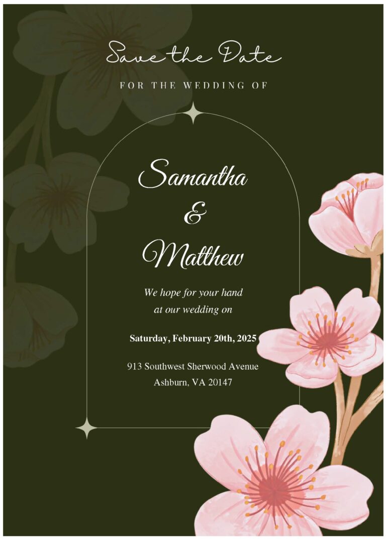 Customize Wedding Party Invitations